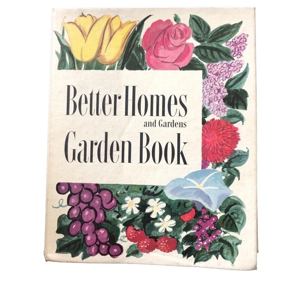 Better Homes & Gardens Garden Book Spiral Bound 1954 Hardcover Tabs Vintage - Picture 1 of 8